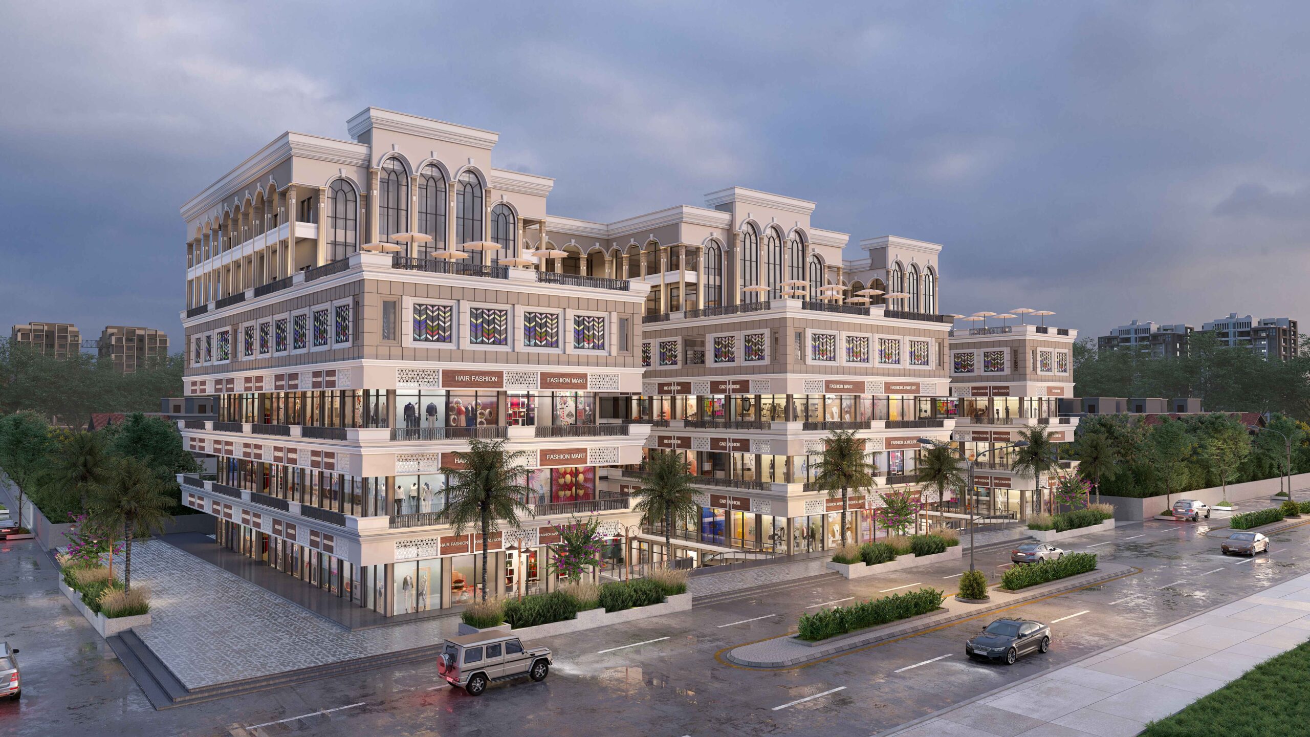 Satyam_Galleria_Side_View